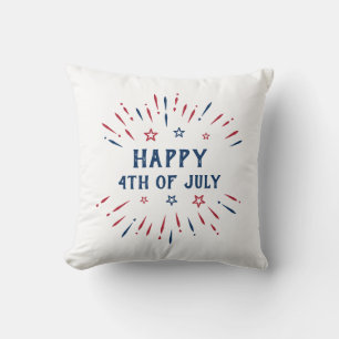 Independence Day 4th Of July Patriotic American Throw Pillow