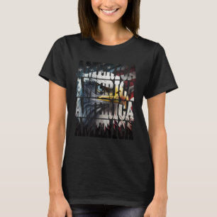 Independence Day 4th of July US American Flag Patr T-Shirt