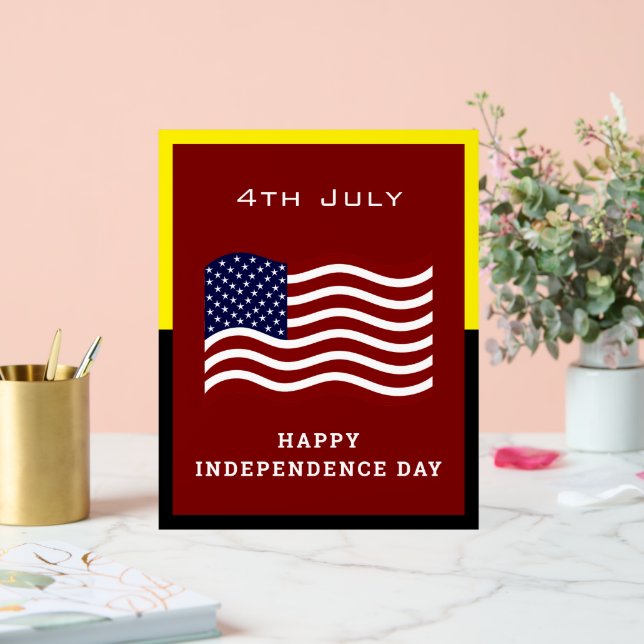 Independence Day Acrylic Sign – USA Pride (Wedding)