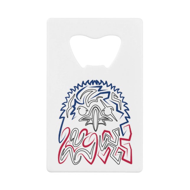 Independence Day American Eagle Credit Card Bottle Opener (Front)