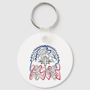 Independence Day American Eagle Keychain