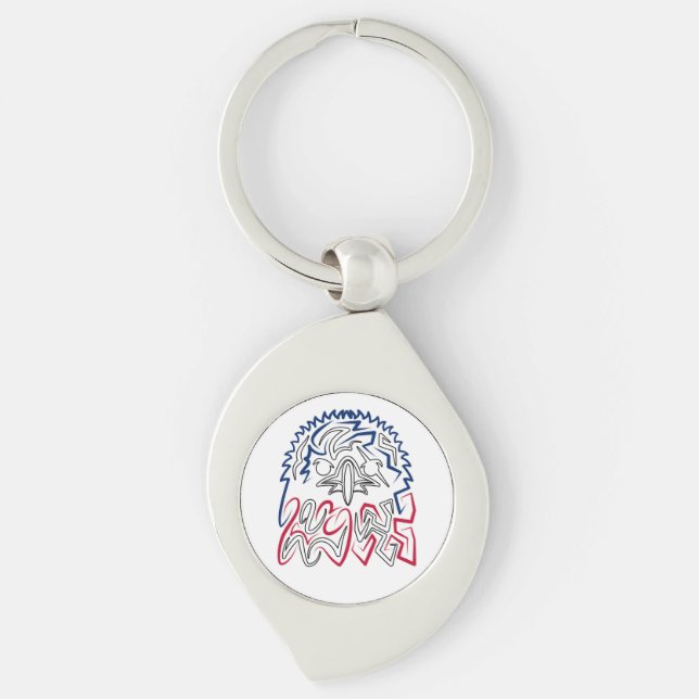 Independence Day American Eagle Keychain (Front)