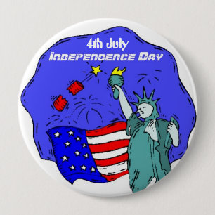 Independence Day Button