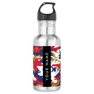 Independence day Camouflage Your name Personalize 532 Ml Water Bottle