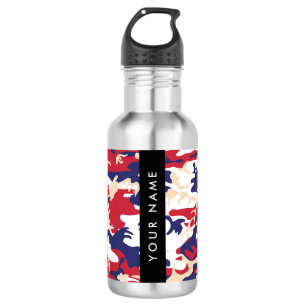 Independence day Camouflage Your name Personalize 532 Ml Water Bottle
