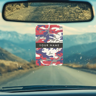 Independence day Camouflage Your name Personalize Air Freshener