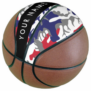 Independence day Camouflage Your name Personalize Basketball