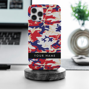 Independence day Camouflage Your name Personalize iPhone 15 Pro Max Case