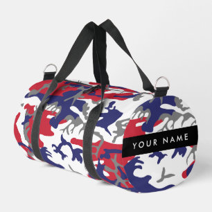 Independence day Camouflage Your name Personalize Duffle Bag