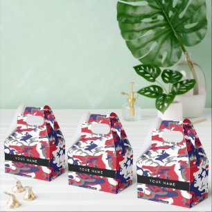 Independence day Camouflage Your name Personalize Favor Box