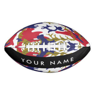 Independence day Camouflage Your name Personalize Football