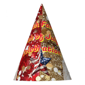 Independence Day Celebrations Fully Customizable Party Hat