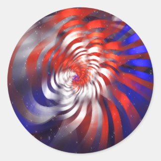 Independence Day Classic Round Sticker