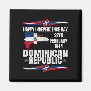 Independence Day Dominican Republic Celebration Magnet