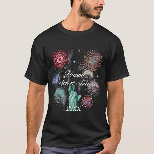 Independence Day Fireworks T-Shirt (Front)