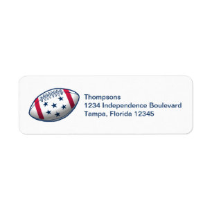 Independence Day Football Return Address