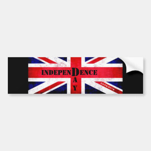 Independence Day for United Kingdom Bumper Sticker