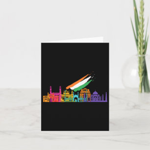 Independence Day Graphic Tees Love Travel India Vi Card