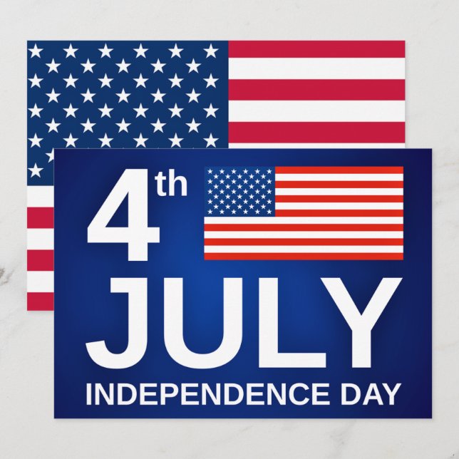 Independence Day - July 4th - USA Flag - Patriotic (Front/Back)