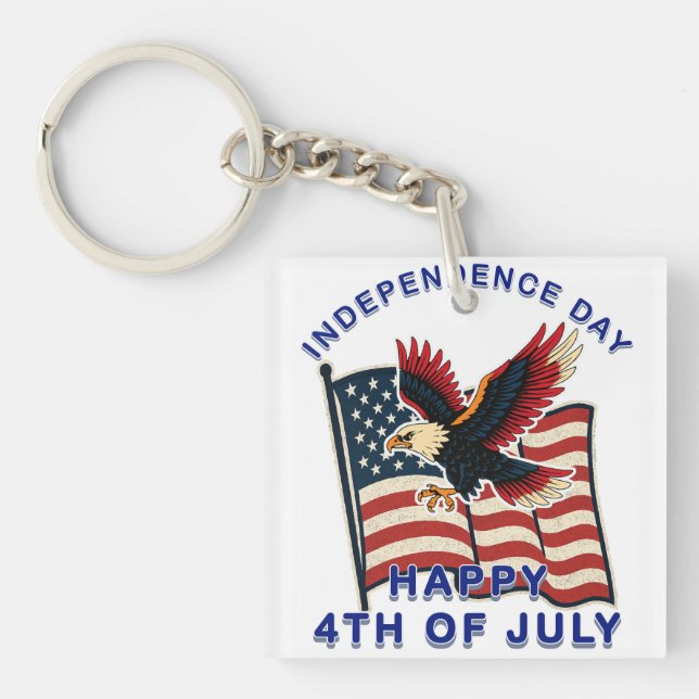 Independence day keychain (Front)