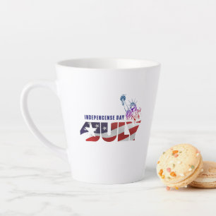 Independence Day Latte Mug