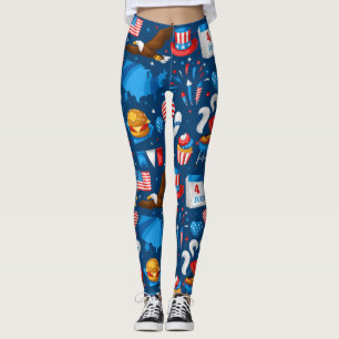 independence day party leggings
