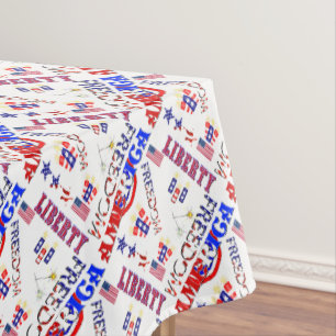 Independence Day Pattern Tablecloth