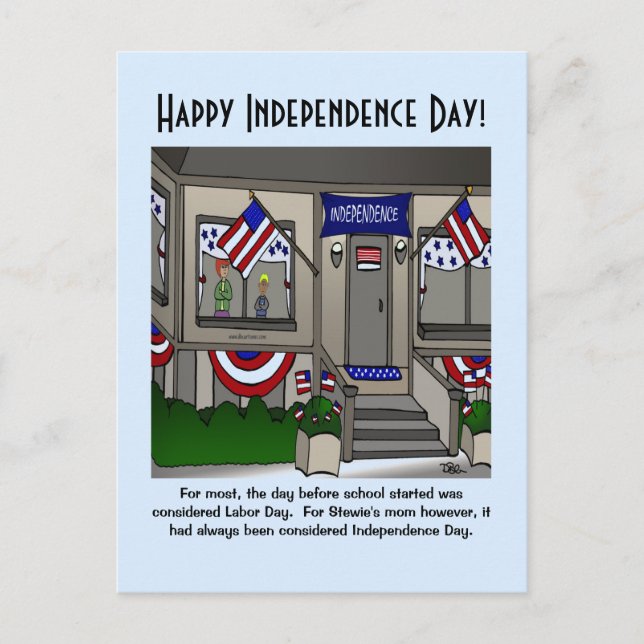 Independence Day Postcard (Front)