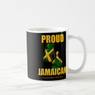 Independence Day Proud Jamaican Boxing Gloves Coffee Mug