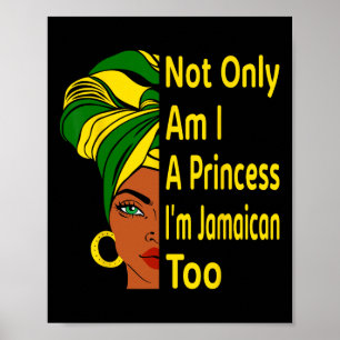 Independence Day Proud Jamaican Women Melanin Poster