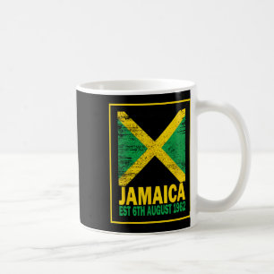 Independence Day Shirt 6th August Jamaica Since 19 Coffee Mug