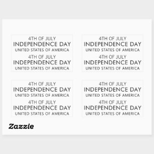 INDEPENDENCE DAY Stylish Font Sticker