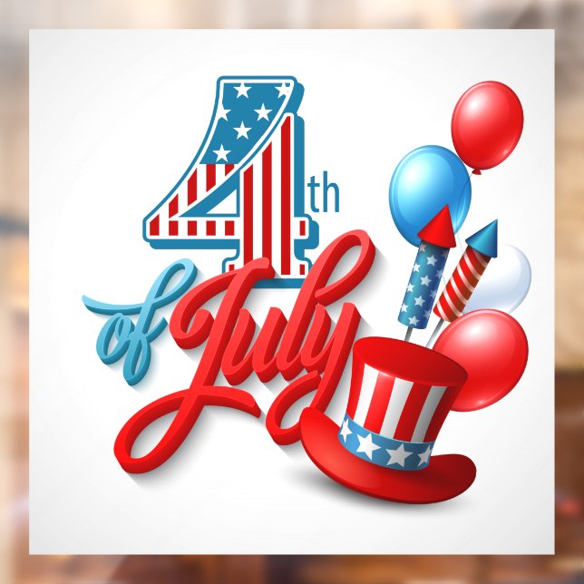 Independence Day  Window Cling (Sheet 2)