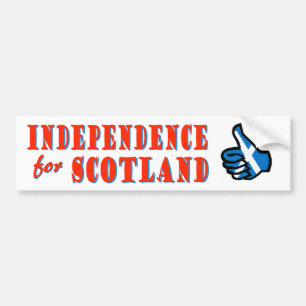 Independence for Scotland Bumper Sticker