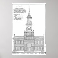 Independence Hall Blueprint Schematics