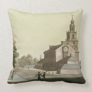 Independence Hall, Philadelphia, Pennsylvania, fro Throw Pillow