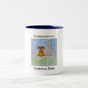Independence National Historical Park Liberty Bell Two-Tone Coffee Mug