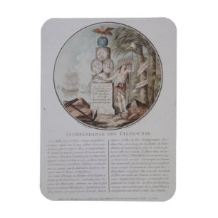 Independence of the United States, engraved by L. Magnet