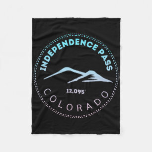 Independence P Elevated Colorado Mountain Fade  Fleece Blanket