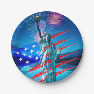 INDEPENDENCE PAPER PLATE