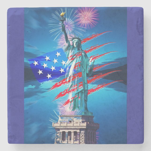 INDEPENDENCE STONE COASTER (Front)