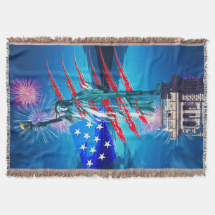 INDEPENDENCE THROW BLANKET