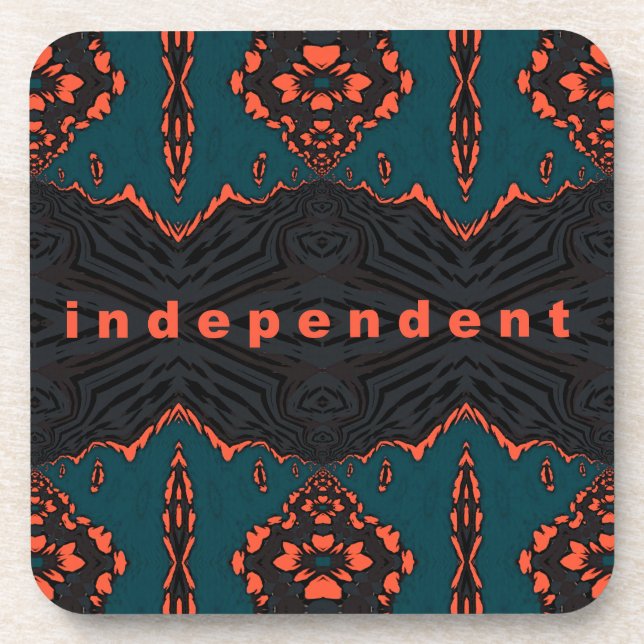 Independent and proud coaster (Front)