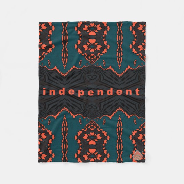 Independent and proud fleece blanket (Front)