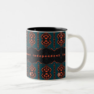 Independent and proud Two-Tone coffee mug