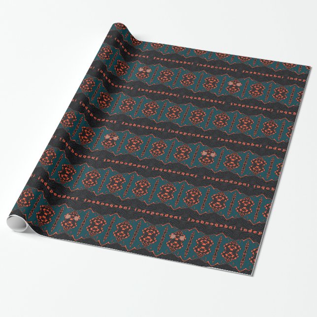 Independent and Proud! Wrapping Paper (Unrolled)