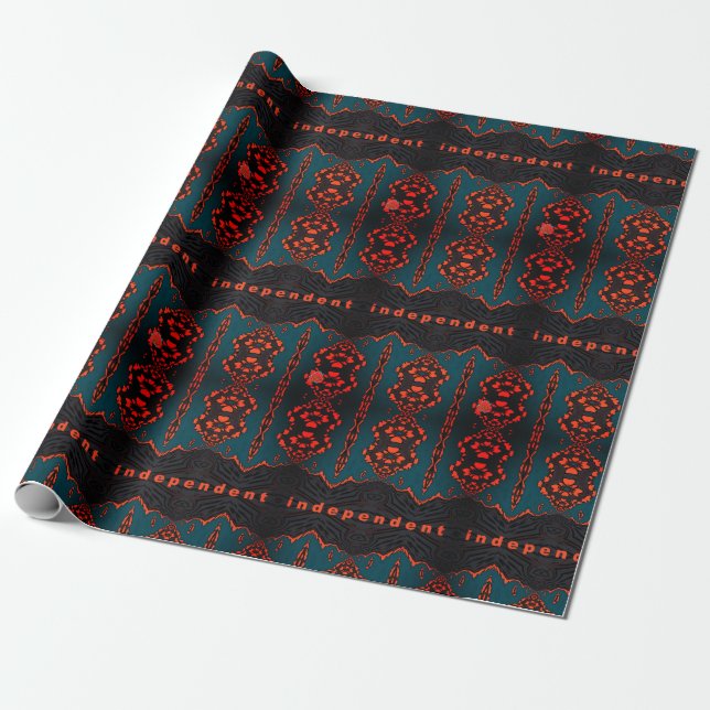 Independent and Proud! Wrapping Paper (Unrolled)