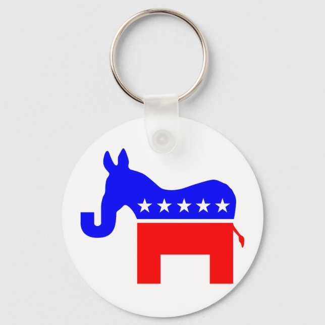 INDEPENDENT & BIPARTISAN - Donkey/Elephant Hybrid Keychain (Front)