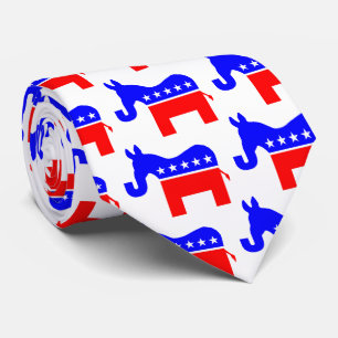 INDEPENDENT & BIPARTISAN - Donkey/Elephant Hybrid Tie
