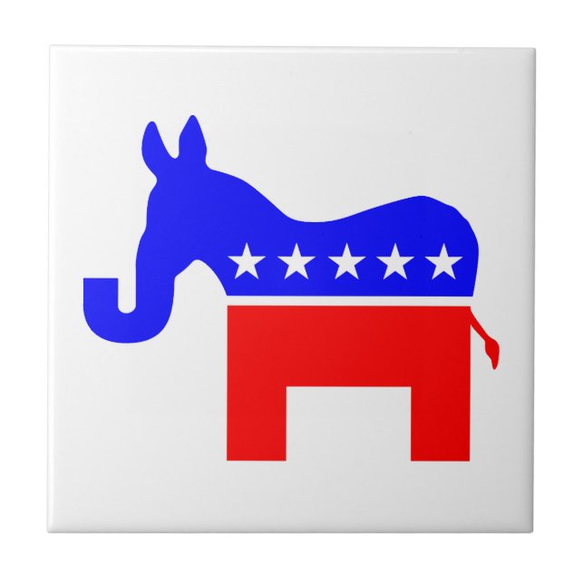 INDEPENDENT & BIPARTISAN - Donkey/Elephant Hybrid Tile (Front)